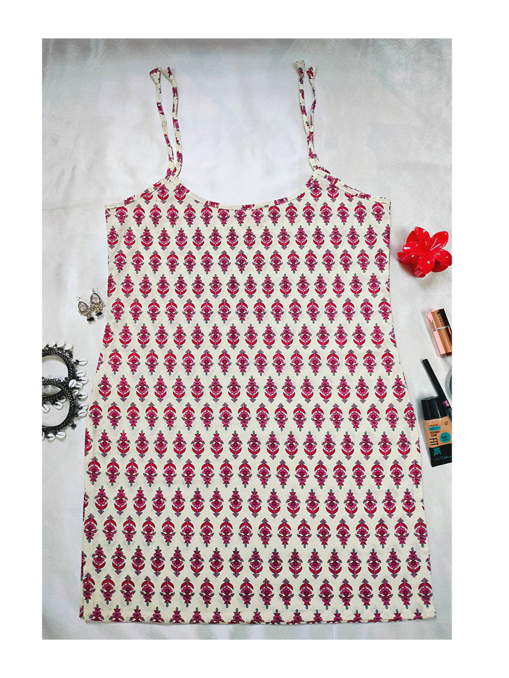 Jasmine(tie-strap short kurti)